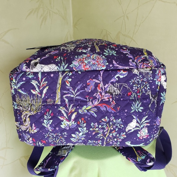 VERA BRADLEY HARRY POTTER CAMPUS BACKPACK:NWT FORBIDDEN FOREST - Picture 8 of 12